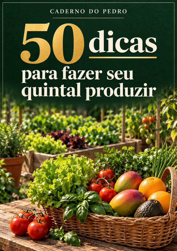 Capa do Caderno do Pedro